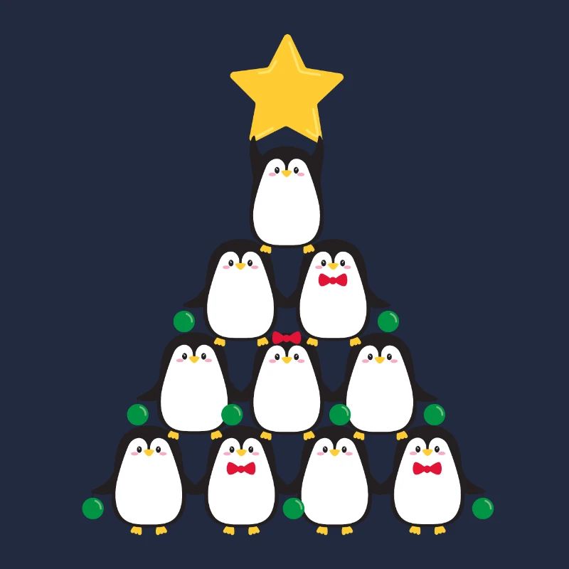 Pinguine Weihnachtsbaum