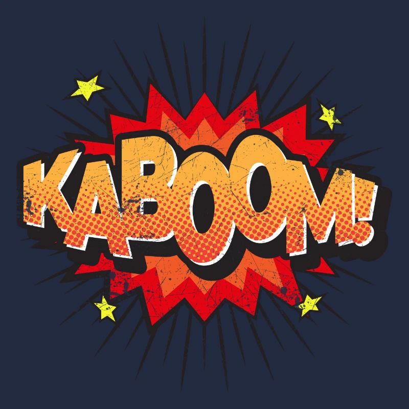 KABOOM COMIC STYLE GRAFFITI COMICS MOTIV GESCHENK