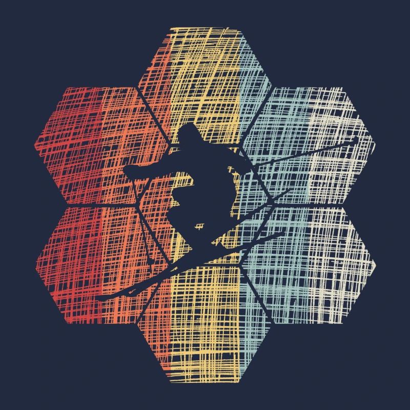 Skiing Skifahrer Geschenkidee