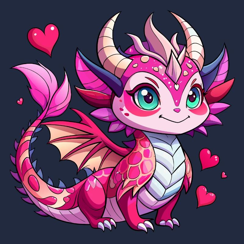 Farbenfroher Drache