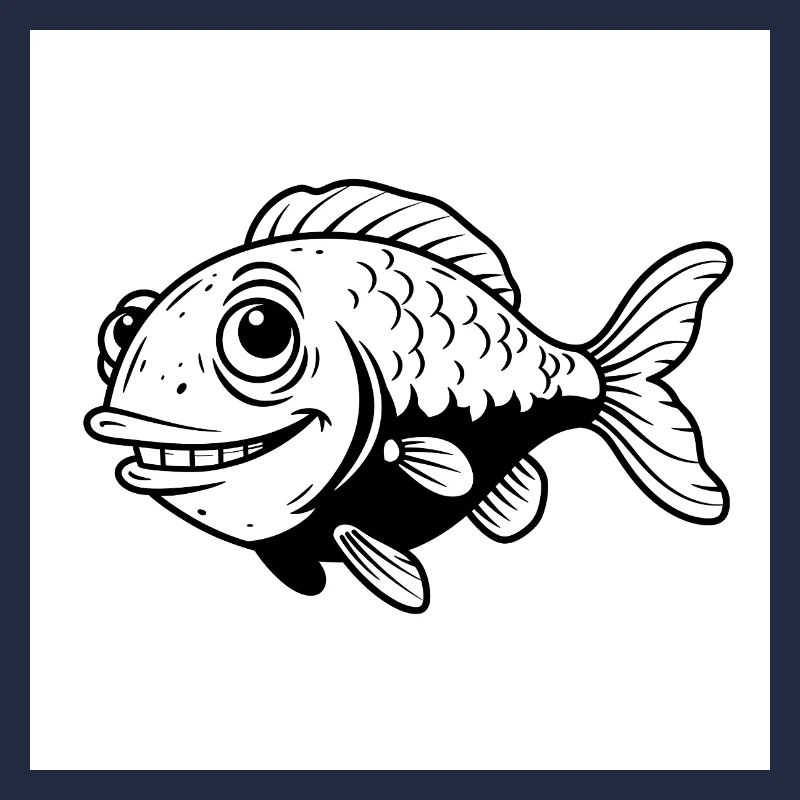 Fisch, Fun, Flossen - Ich bin der Chef im Teich