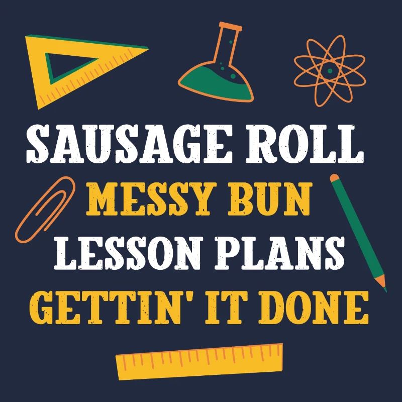 Sausage Roll Messy Bun Plans de leçon Drôle de professeur