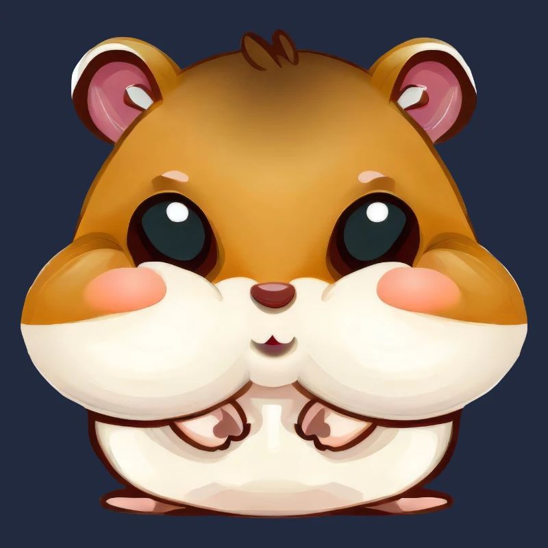 Cute hamster hamster cheeks