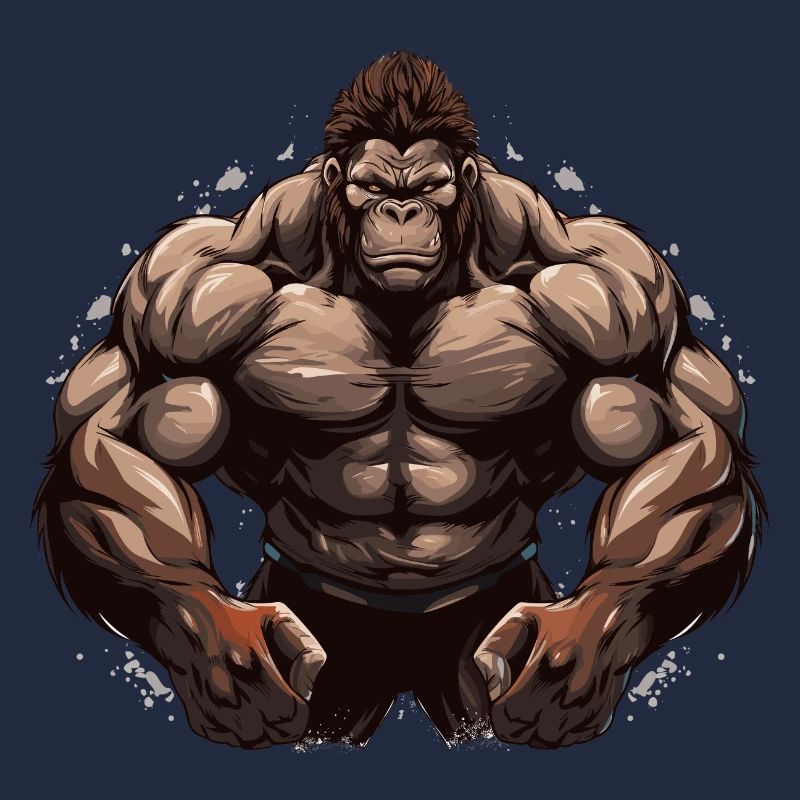 Bodybuilder Gorilla
