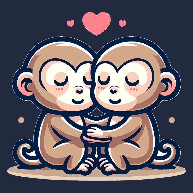 Two Monkeys In Love