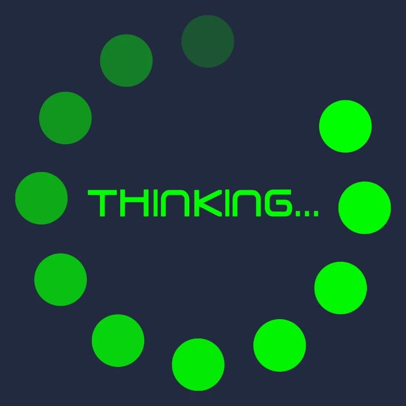 Thinking Charging Indicator Loading Bar