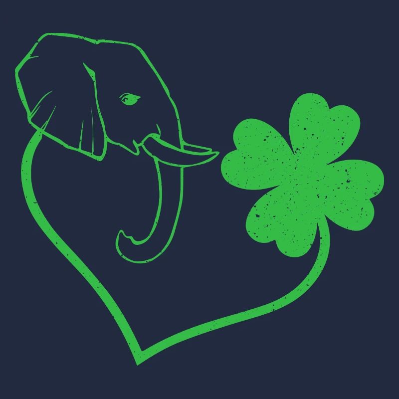 Eléphant Cloverleaf Coeur Cloverleaf