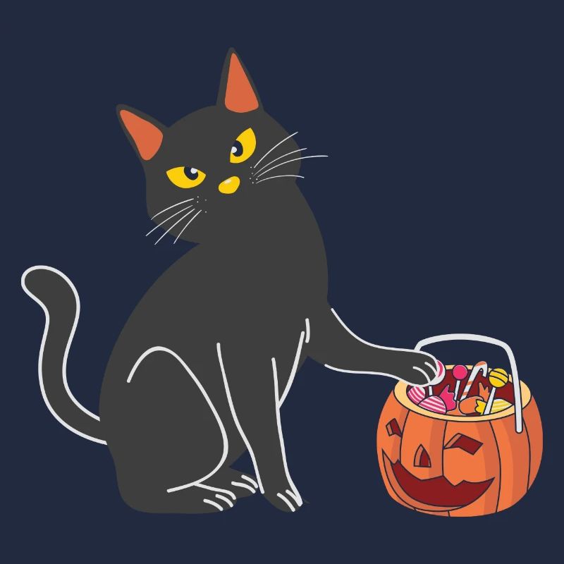 Halloween Katze Hexe