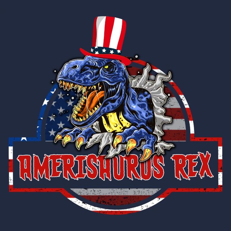4. Juli Amerisaurus Rex