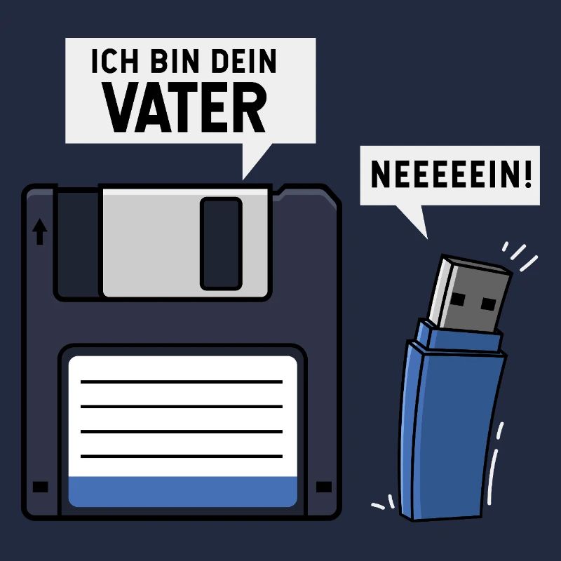Ich Bin Dein Vater Diskette USB Stick