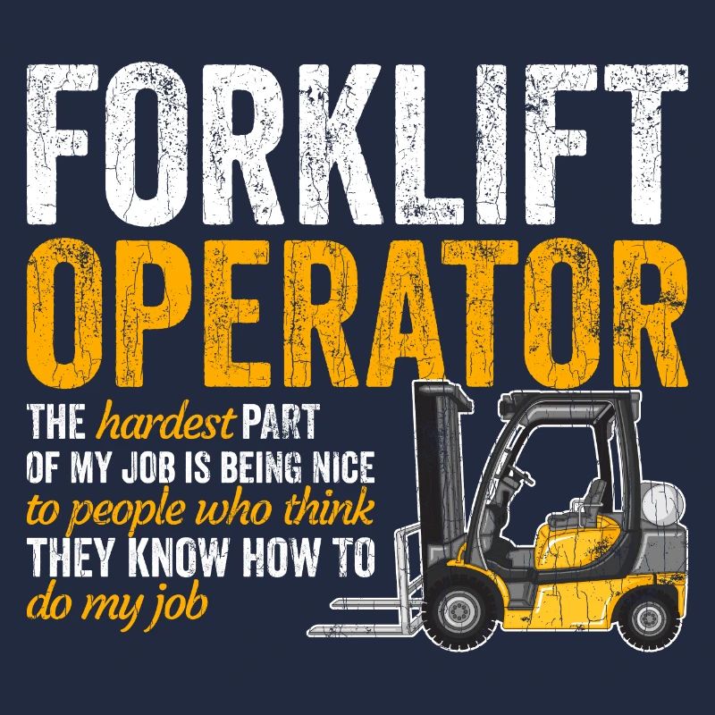 Forklift Operator Apparel Forklift Driver Funny Gi