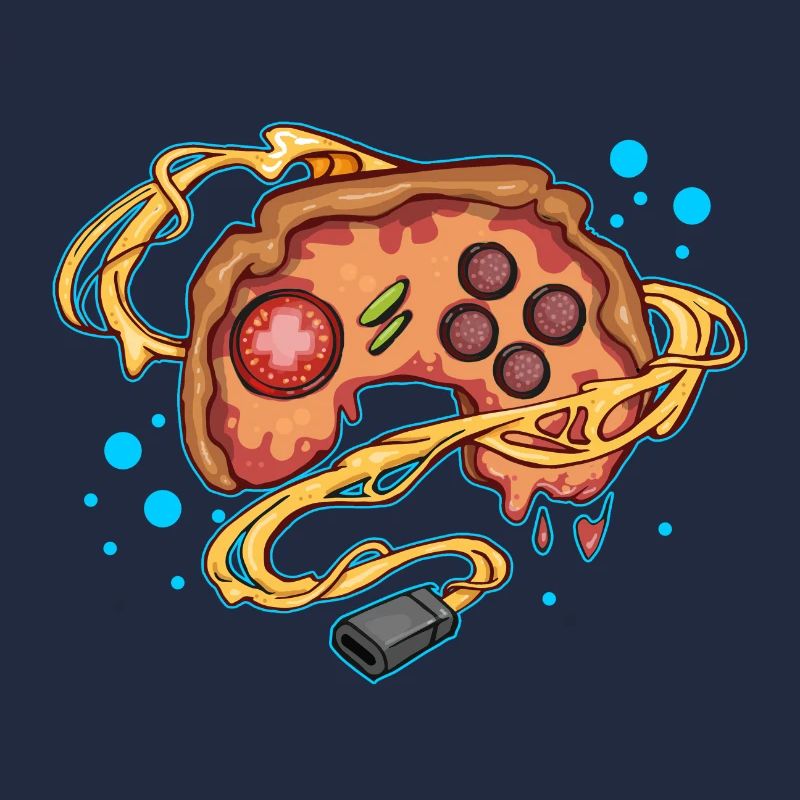 Pizza Gaming Controller Gamepad