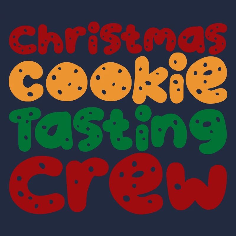 Équipe de dégustation de biscuits de Noël
