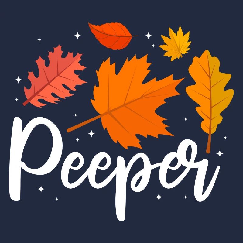 Peeper Fall Leaves Collecting Leaf Peeping