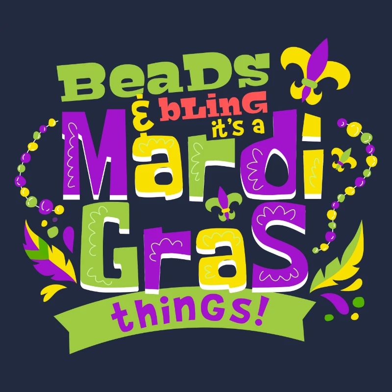 Beads and bling It's a Mardi Gras things