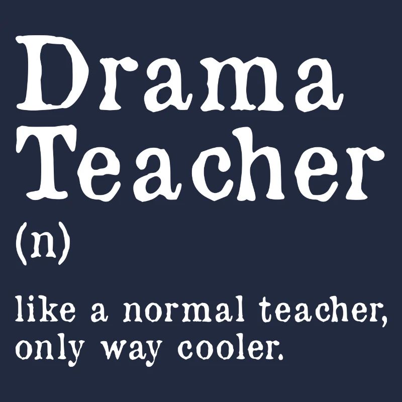 comme un enseignant normal seulement plus cool Design pour un drame