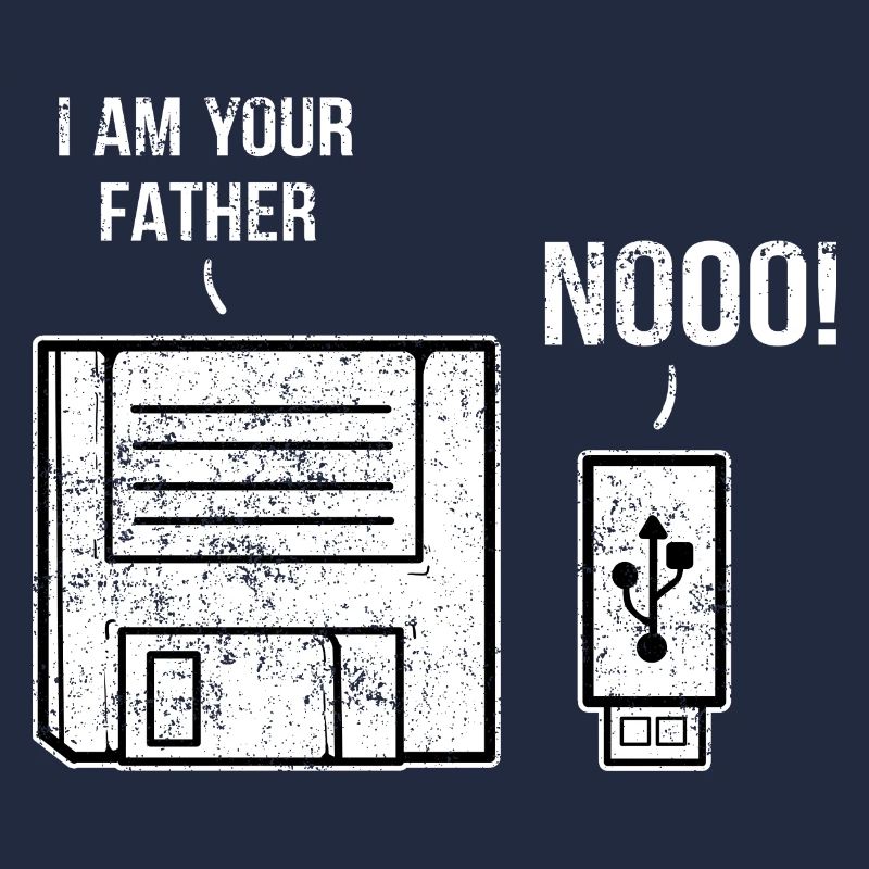 IT Programmierer Im Your Father Diskette
