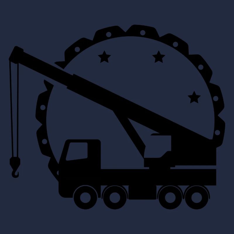 Véhicule de construction - Camion Grue de chantier