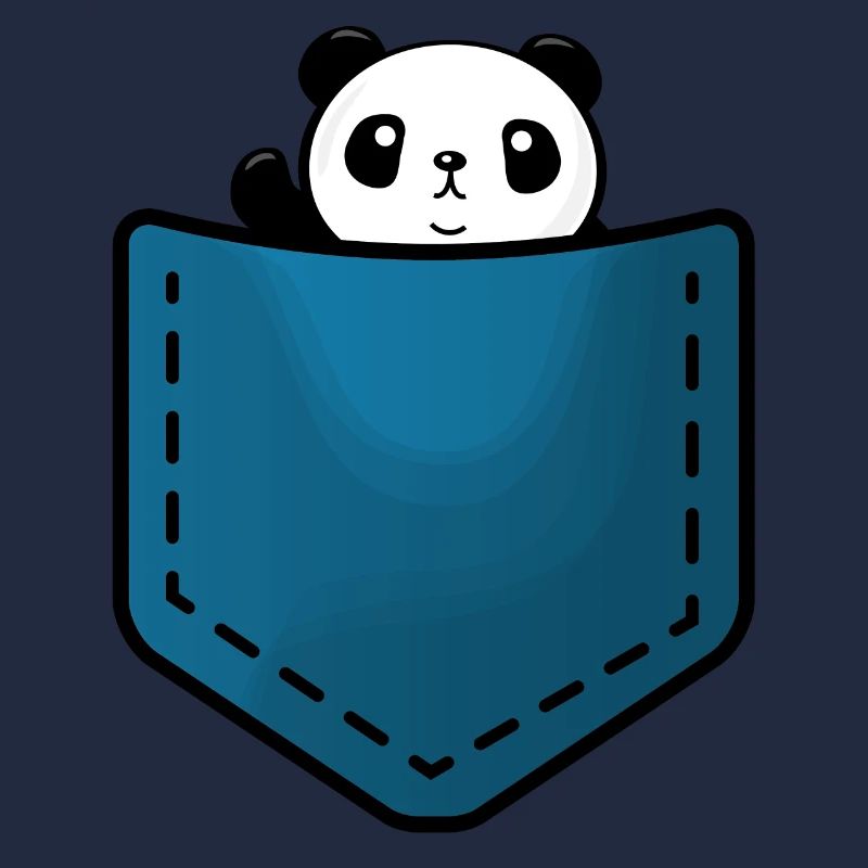 Panda in a pocket