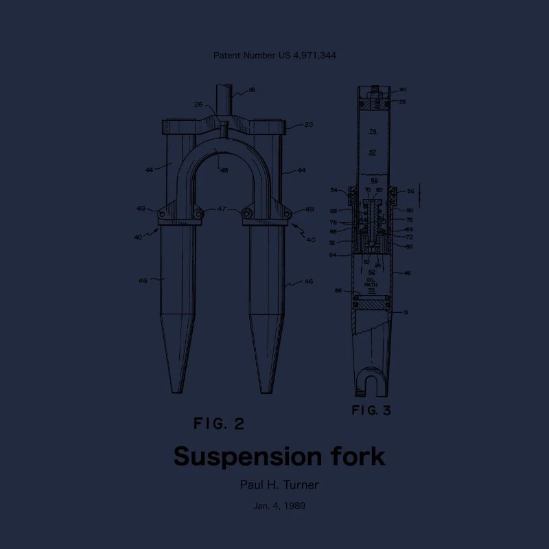 Fourche à suspension
