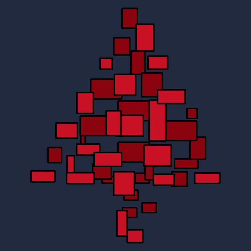 Weihnachtsbaum Rot