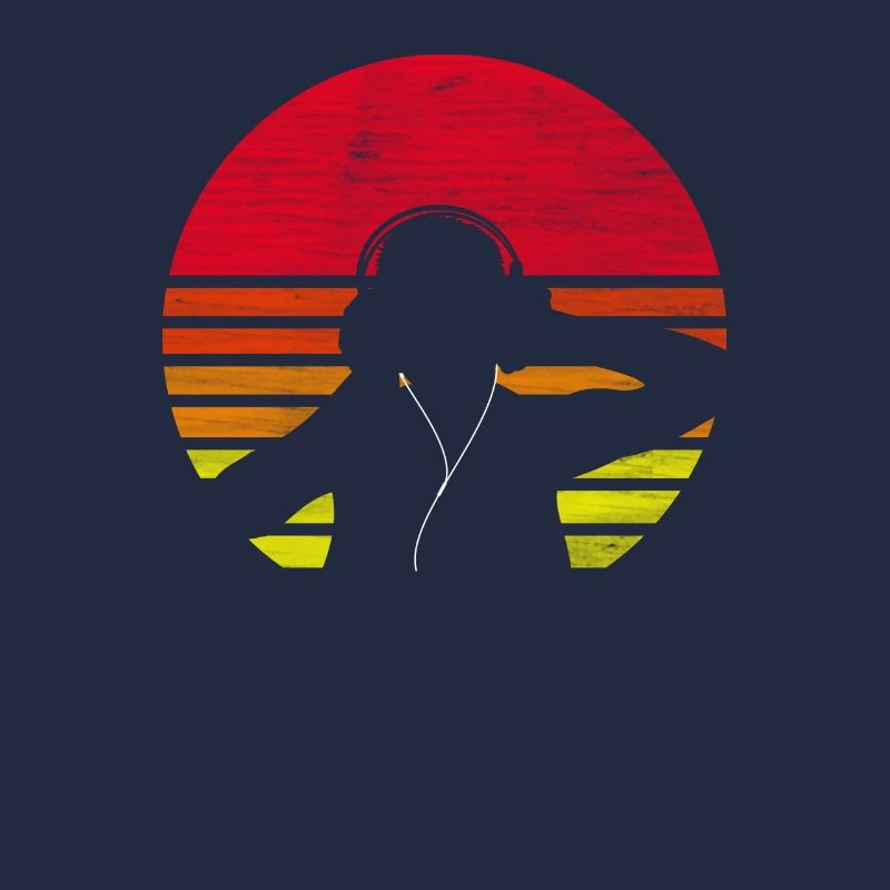 DJ Deejay DJing Retro