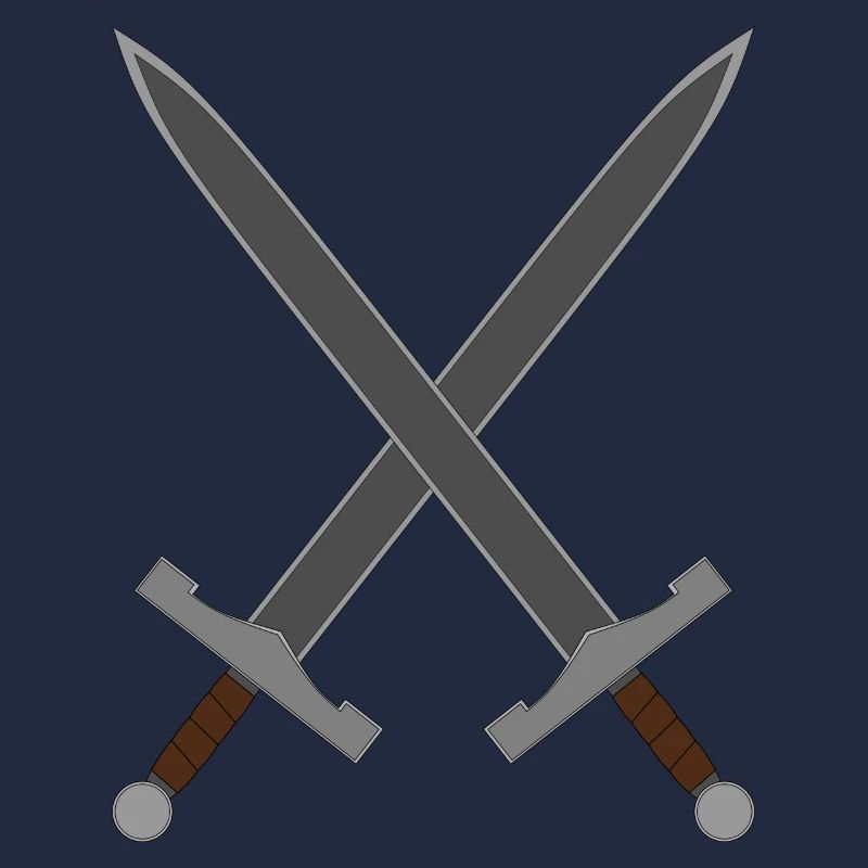 gekreuzte Schwerter