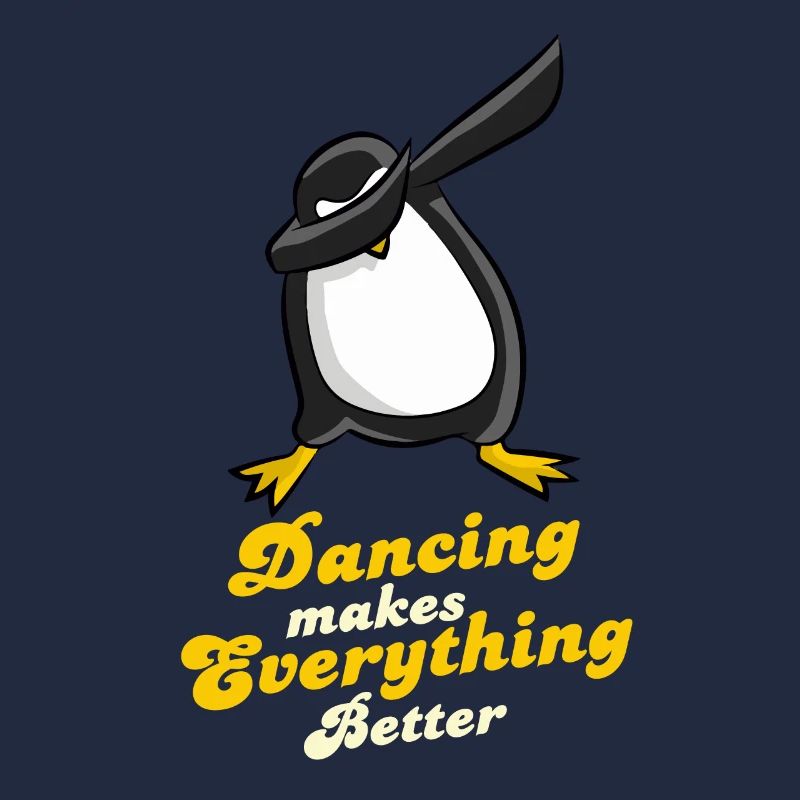 Doublage cadeau de danse pingouin dubstep