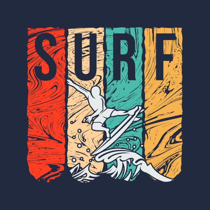 Surf surf surf coloré