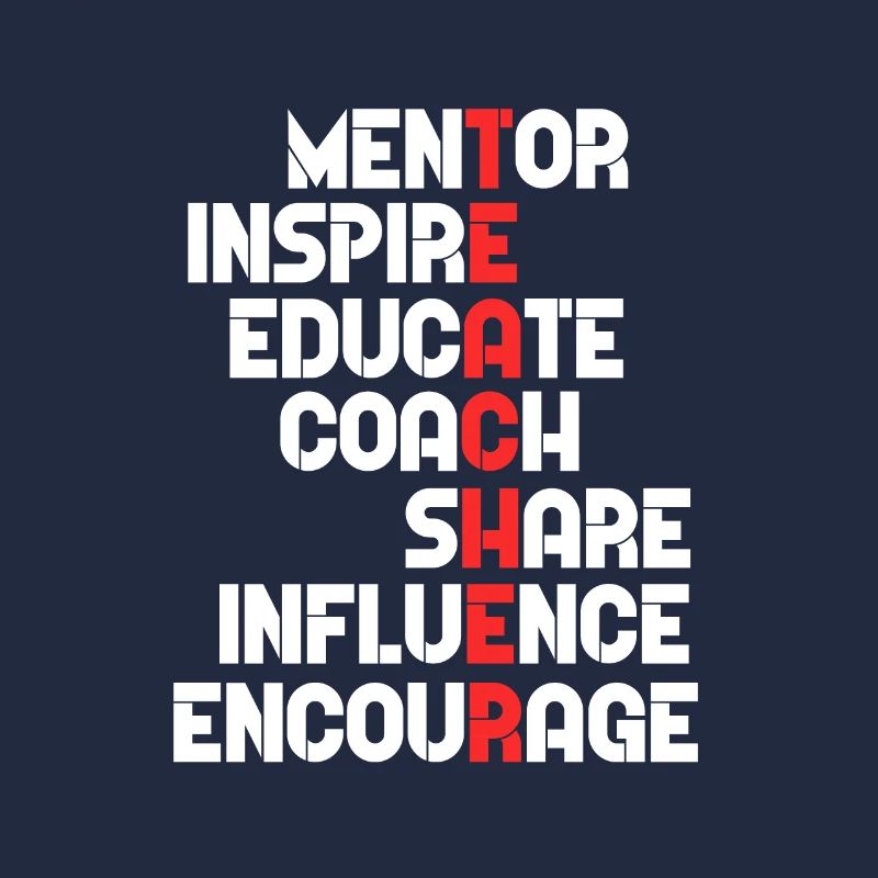 Enseignant Mentor Enseignant Enseignant Enseignant Cadeau