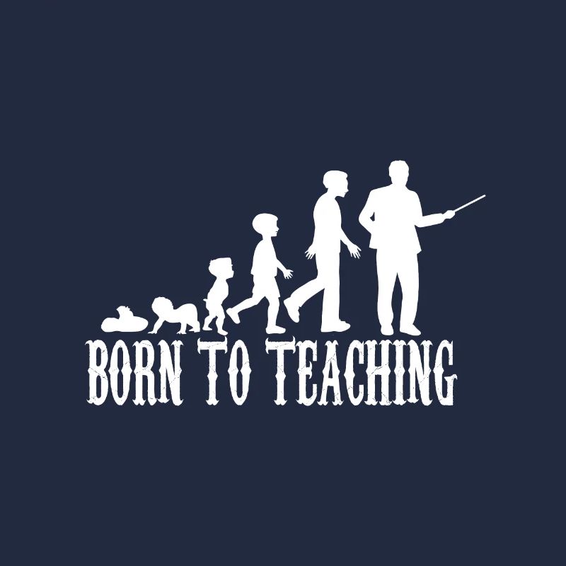 Lehrer Kind Baby Evolution Geschenk