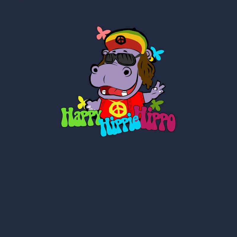Nilpferd Hippie