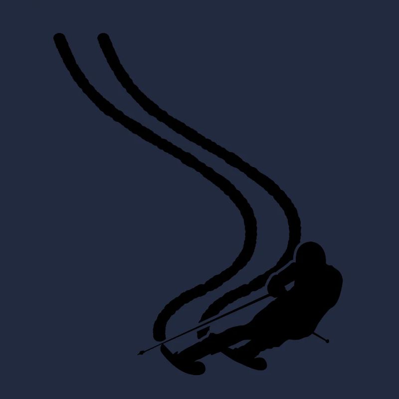Ski Ski Vacances De Slalom Noir