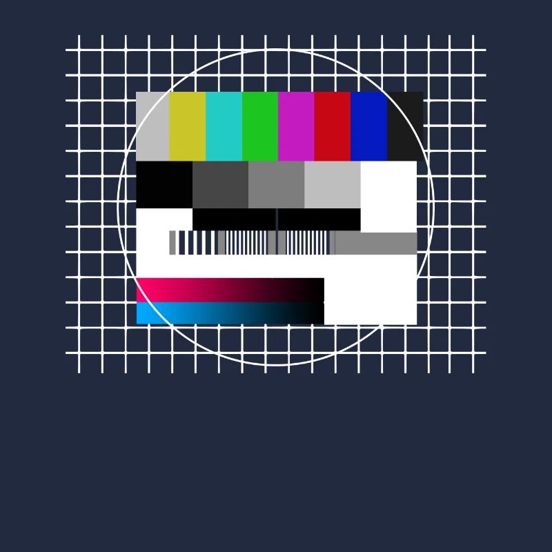 Test pattern 90s television TV retro