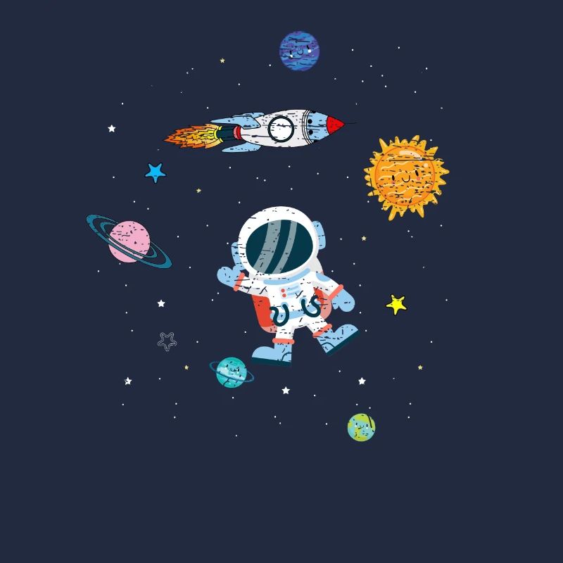 Space outer space astronaut planet rocket
