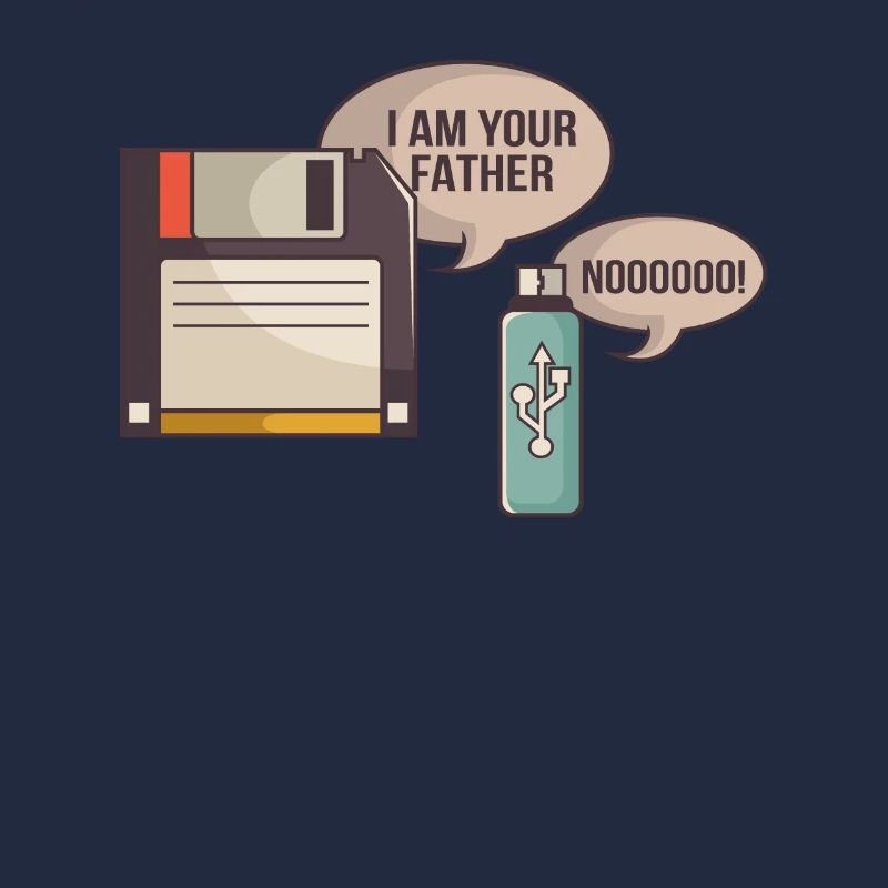 USB Floppy Disk I am Your Father | Computer Geek
