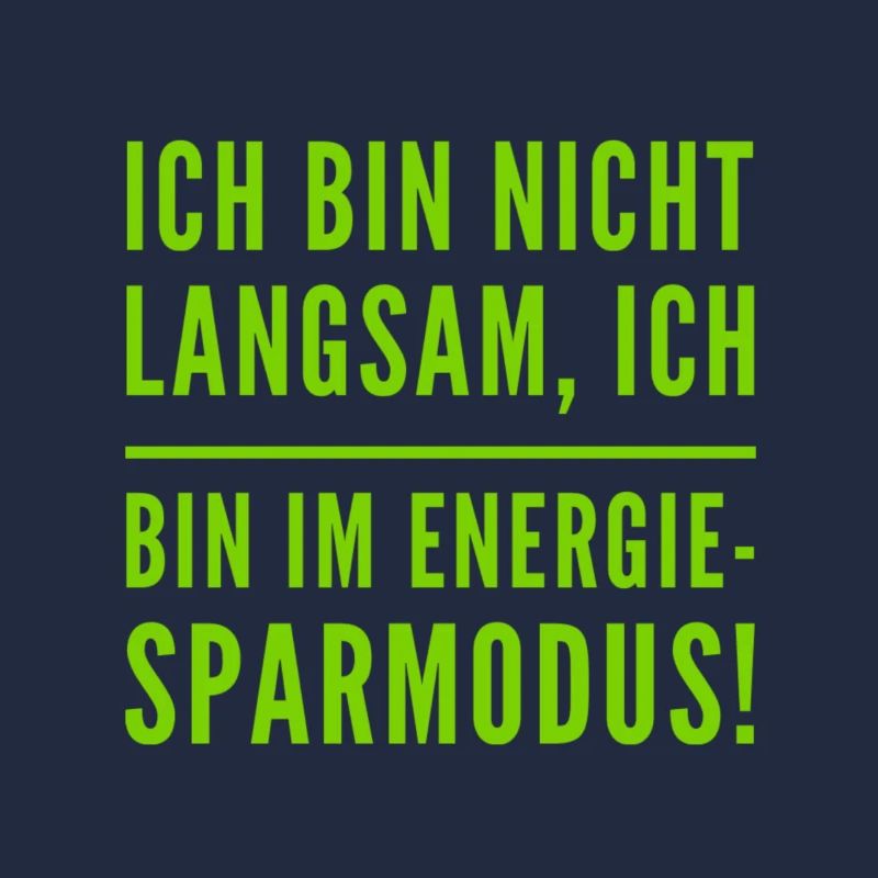 ich bin nicht langsam