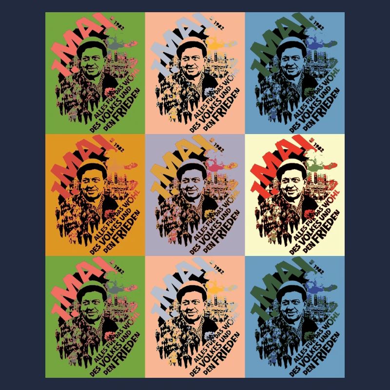 1er mai DDR Pop Art
