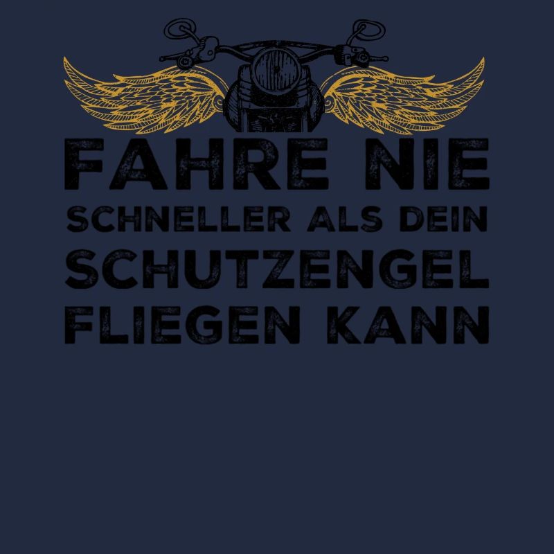 Motorrad Motorradfahrer Spruch Schutzengel