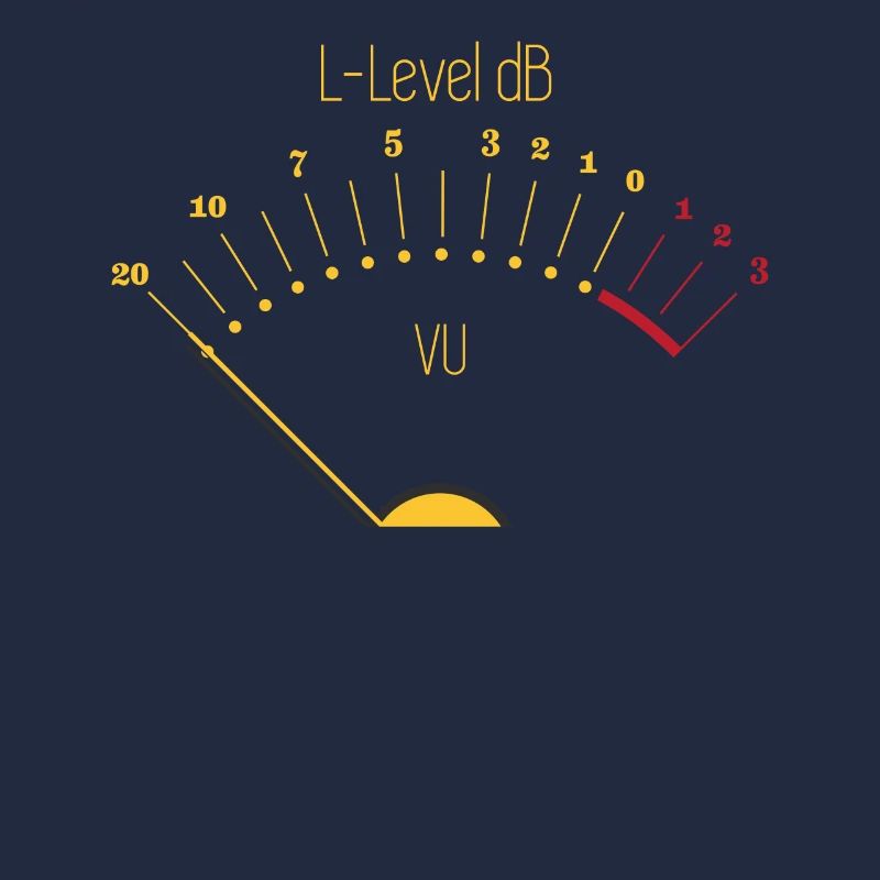 Vu Meter Tontechniker Geschenk