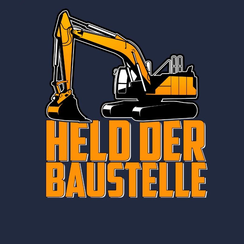 Held der Baustelle Bagger Baggerfahrer