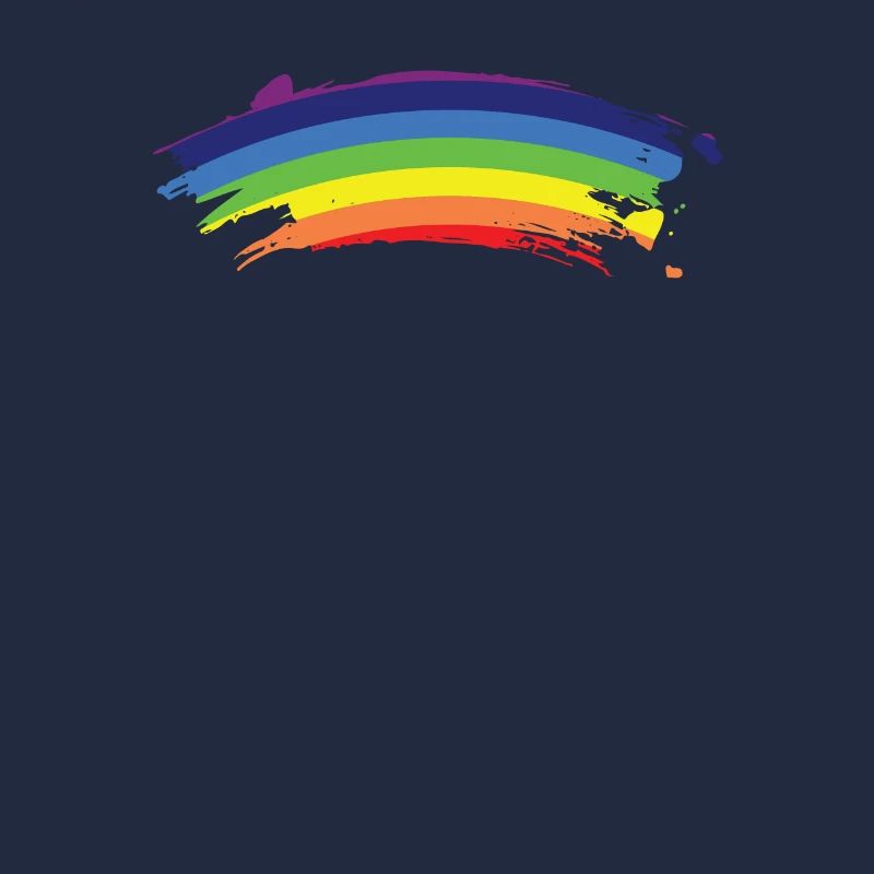 Scratched rainbow