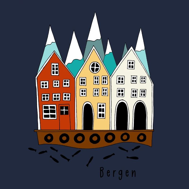 Bergen I souvenir de Norvège
