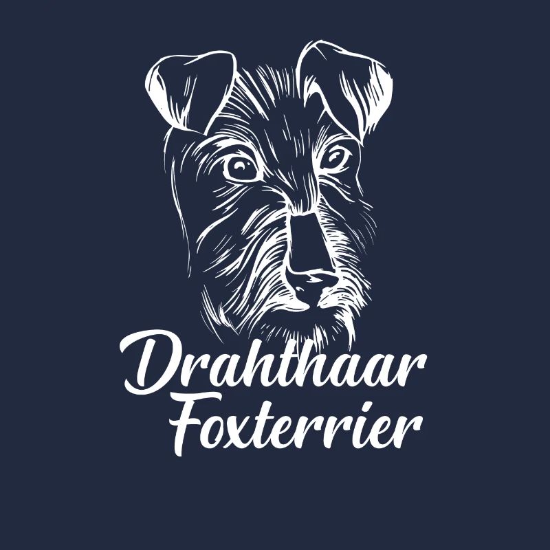 Lustiges Drahthaar Foxterrier Geschenk Fox Terrier