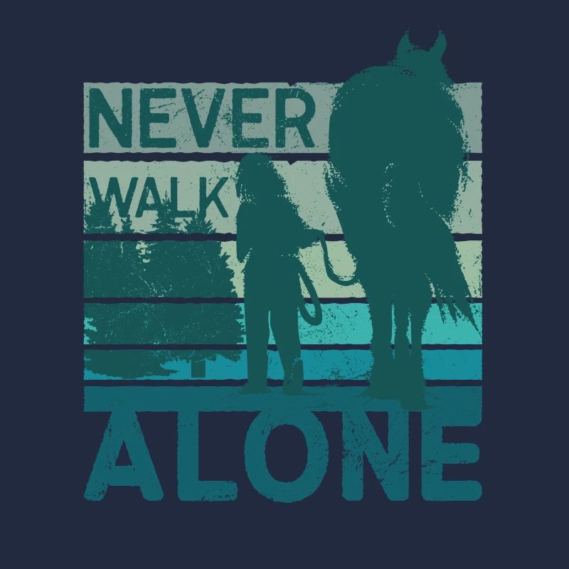 Pferd - Never walk alone - treuer Begleiter