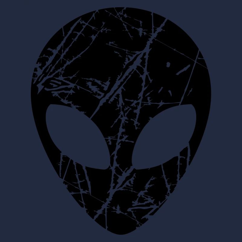 Risse Kopf Alien