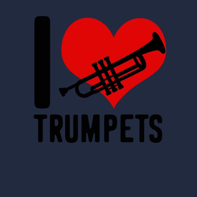 Trompete Trompeten Trompeter Herz