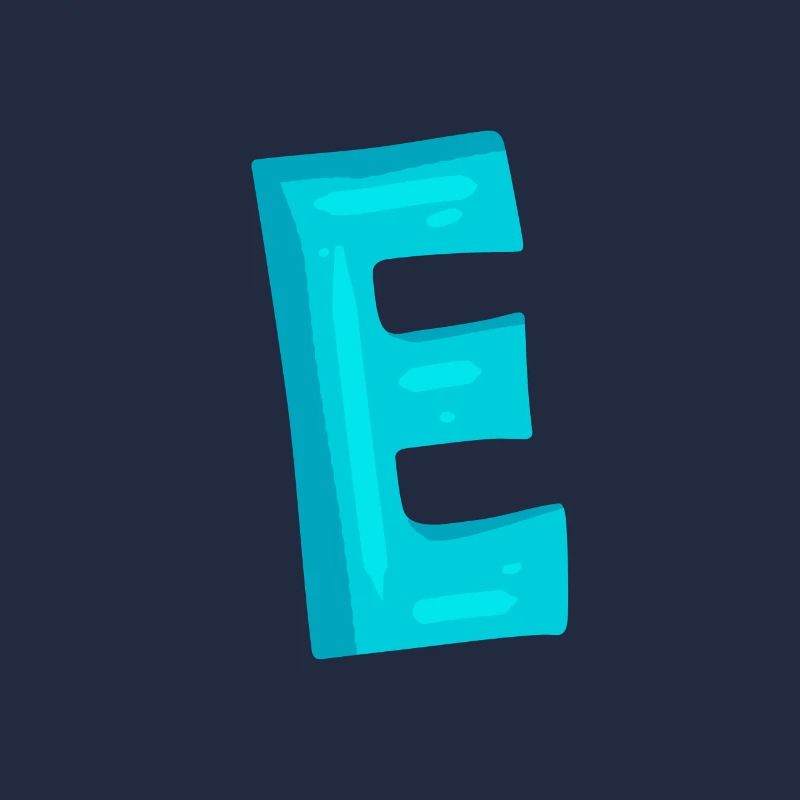 Initial letter E letter