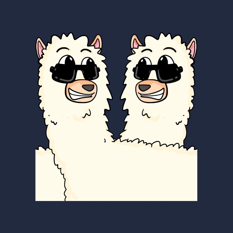 Funny alpacas