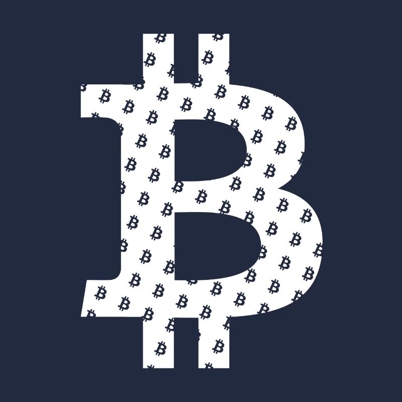 Bitcoin logo icône motif pattern
